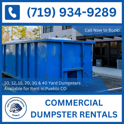 Affordable Commercial Dumpster Rental Services in Pueblo, CO - Quick & Reliable - DDD Dumpster Rental Pueblo