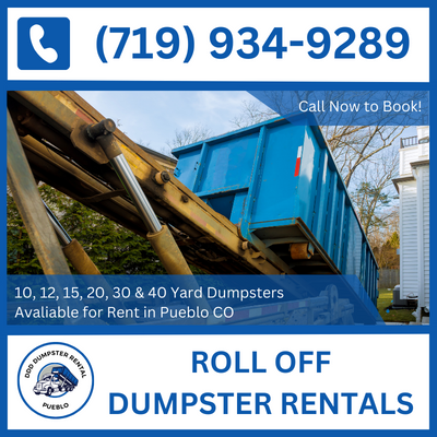 Versatile Roll Off Dumpster Rental Services in Pueblo, CO for All Projects - DDD Dumpster Rental Pueblo